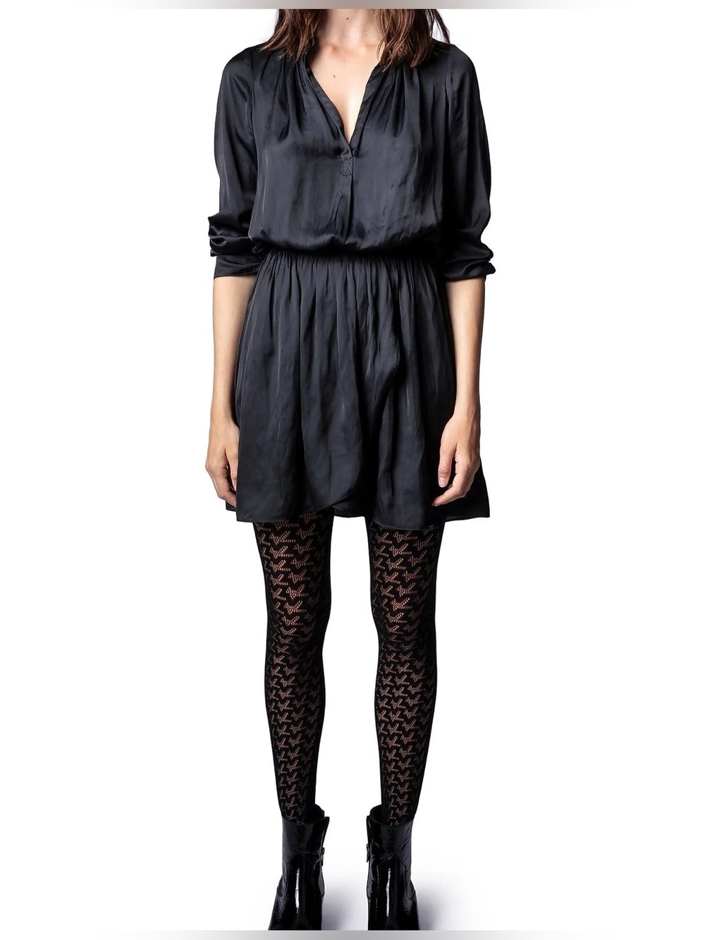 NWT Zadig & Voltaire Rinka Satin Dress